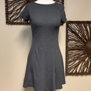 Stripped Skater Dress.